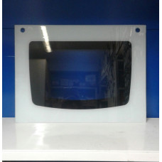 Стекло наружное "GEFEST" - 1200 белое, с отв. руч.дух. (598х442мм) (1200.18.1.001-01)
