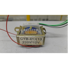 Трансформатор 12V-0-12V 3.0W EI41*17 220v (43*34*35мм)