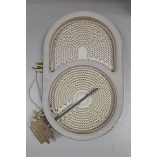 Конфорка стеклокерамическая D 265/160 mm 1800W Овальная