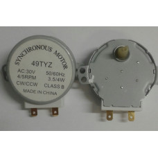 Двигатель тарелки СВЧ 3,5W 4/5 об/мин 30V d14мм 2 контакта SVCH035