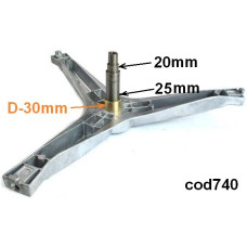 Крестовина барабана SAMSUNG DC97-15971A (H=107mm), зам. DC97-15183A, SPD016SA, DC97-15971A 