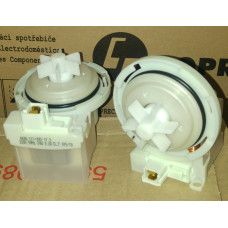 Насос слива COPRECI 30w (4 защ, фишка вперед, круглый), KEBS111/093 (KEBS111/045), зам. PMP
