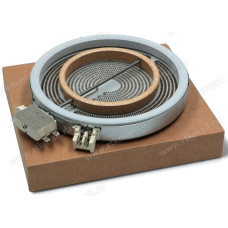 Конфорка стеклокерамическая 2х зонная, D200/125mm, 1700/700W, ribbon EGO 10.58211.004
